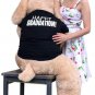 Big Plush Happy Graduation Giant Stuffed Puppy Dog 5 Foot Soft Cream Color New