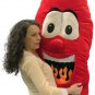 Big Plush Stuffed Red Pepper 66 Inch Soft Giant Fruit Vegetable Huge Fun Plushie