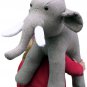 American Made Oversized Stuffed Elephant 36 Inches Gray Color Soft Large Plush