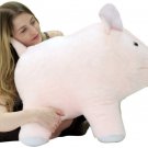 American Made Giant Stuffed Pink Pig 27 inches Soft Made in the USA America