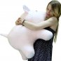 American Made Giant Stuffed Pink Pig 27 inches Soft Made in the USA America
