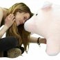 American Made Giant Stuffed Pink Pig 27 inches Soft Made in the USA America