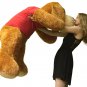 Big Plush Dog 5 Foot Valentines Day Giant Stuffed Animal HUGS AND KISSES Shirt