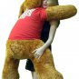 Big Plush Dog 5 Foot Valentines Day Giant Stuffed Animal HUGS AND KISSES Shirt