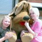 Big Plush Dog 5 Foot Brown Soft Huge Stuffed Puppy with Floppy Ears Made in USA
