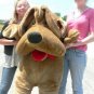 Big Plush Dog 5 Foot Brown Soft Huge Stuffed Puppy with Floppy Ears Made in USA