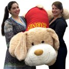 Giant 5 Foot U.S. Marines Plush Dog Soft Tshirt SOMEONE IN THE MARINES LOVES YOU