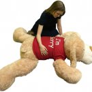 I'm Sorry Giant Stuffed Puppy Dog 5 Foot Soft Tan Wears T shirt I'M SORRY