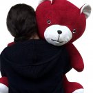 American Made Big Red Teddy Bear 24 Inch Soft Made in the USA America Brand New