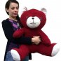 American Made Big Red Teddy Bear 24 Inch Soft Made in the USA America Brand New