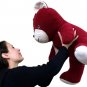 American Made Big Red Teddy Bear 24 Inch Soft Made in the USA America Brand New