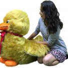 American Made Giant Stuffed Golden Brown Duck Soft 36 inches Huge Plush Animal