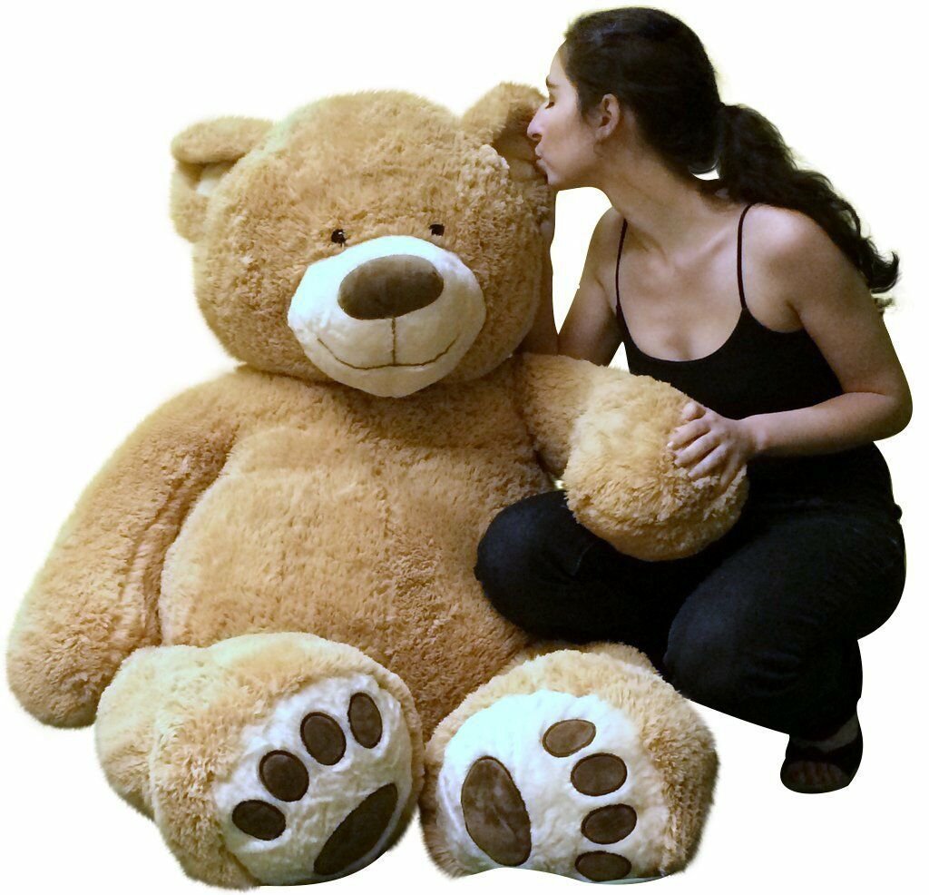Big Plush Giant 5 Foot Teddy Bear Soft Ultra Premium Quality Hand Stuffed in USA