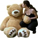 Big Plush Giant 5 Foot Teddy Bear Soft Ultra Premium Quality Hand Stuffed in USA