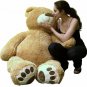 Big Plush Giant 5 Foot Teddy Bear Soft Ultra Premium Quality Hand Stuffed in USA