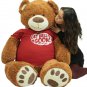 Get Well Soon Giant Teddy Bear 5 ft Soft 60 Inch, Wears T-shirt Get Well Soon