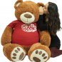 Get Well Soon Giant Teddy Bear 5 ft Soft 60 Inch, Wears T-shirt Get Well Soon