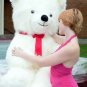 Giant Teddy Bear 54 Inch White Soft Huge Teddybear Made in USA, Weighs 18 Pounds