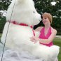 Giant Teddy Bear 54 Inch White Soft Huge Teddybear Made in USA, Weighs 18 Pounds