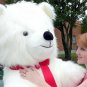 Giant Teddy Bear 54 Inch White Soft Huge Teddybear Made in USA, Weighs 18 Pounds