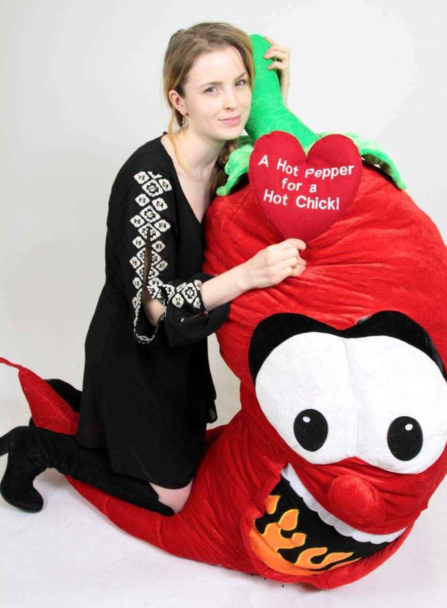 6 ft Giant Stuffed Red Hot Pepper for a Hot Chick