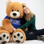 Air Force Giant 5 ft Teddy Bear Wears T-shirt SOMEONE IN THE AIR FORCE LOVES YOU