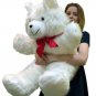 Giant White Teddy Bear 36 Inches Soft 3 Foot Teddybear Made in USA