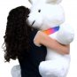 Giant Teddy Bear 36 Inches Soft, Happy Birthday Neck Ribbon, Made in USA America