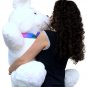 Giant Teddy Bear 36 Inches Soft, Happy Birthday Neck Ribbon, Made in USA America