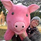 Giant Stuffed Pink Pig 32 inches Soft, Made in the USA America