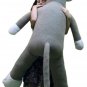 Big Plush 6 Foot Giant Sock Monkey Soft Huge Stuffed Animal Made in USA America