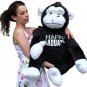 Happy Graduation Giant Stuffed Gorilla 40 Inch Big Plush Soft Plush Monkey New