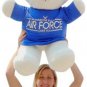 American Made Big Teddy Bear 36 Inch Soft, Tshirt Someone in Air Force Loves You