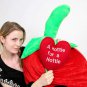 Big Plush Hot Pepper 6 Foot Soft Huge with Heart Says A HOTTIE FOR A HOTTIE