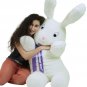 Personalized Giant Stuffed Bunny 60 Inch Soft Big Plush 5 Foot Rabbit Made USA