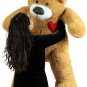 Giant Teddy Bear 57 Inch Soft Huge Plush Animal, Heart on Chest to Express Love