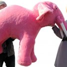 American Made Giant Stuffed Pink Elephant Huge 54 Inches Long 3 Feet Tall New
