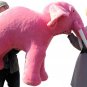 American Made Giant Stuffed Pink Elephant Huge 54 Inches Long 3 Feet Tall New