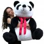 American Made Giant Stuffed Panda 32 Inch Huge Soft Plush Bear Made in USA New