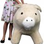 American Made Giant Stuffed Pig 40 Inch New Brown Soft Plush Hog Made in the USA