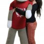 American Made Giant Plush 5 Foot Sock Monkey Wears Official Snuggle Buddy Tshirt