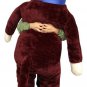 Big Plush Maroon Color 6 Foot Giant Sock Monkey Soft Huge Stuffed Animal US Made