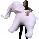 :American Made Giant Stuffed Pink Elephant Soft 54 Inches Long 3 Feet Tall New