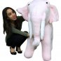 :American Made Giant Stuffed Pink Elephant Soft 54 Inches Long 3 Feet Tall New