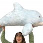 American Made Giant Stuffed Dolphin 46 Inch Soft Plush Blue Color Made in USA