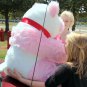 American Made Giant Stuffed Pink Panda Soft Jumbo Teddy Bear Made in USA New