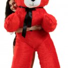 American Made 6 Foot Giant Red Teddy Bear Soft 72 Inch Life Size Brand New