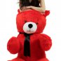 American Made 6 Foot Giant Red Teddy Bear Soft 72 Inch Life Size Brand New