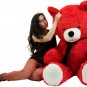 American Made 6 Foot Giant Red Teddy Bear Soft 72 Inch Life Size Brand New