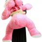Giant Stuffed Pink Dog 5 Foot Big Plush Puppy Soft 60 Inch Snuggle Buddy New